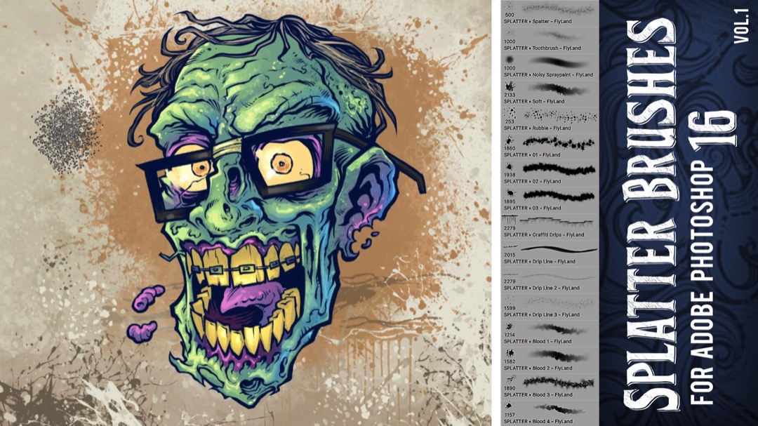 Images of custom photoshop brush