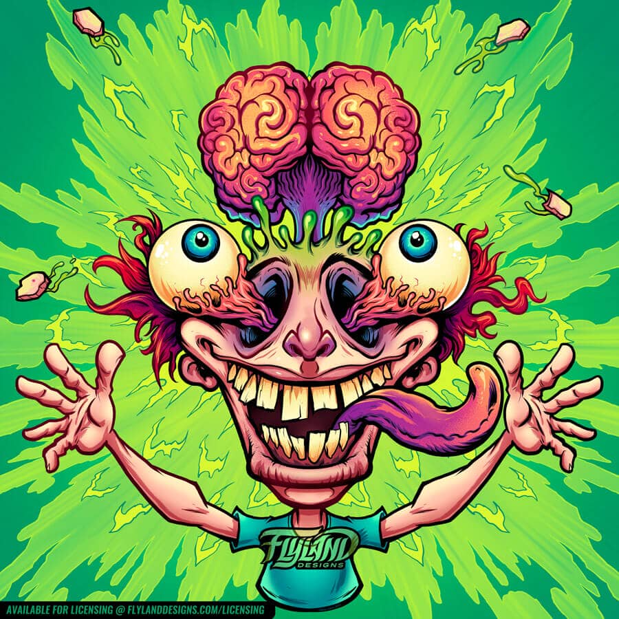 Brain Burster Kid who’s brain and eyes are b