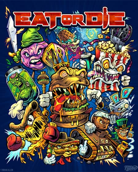 An illustration designed for Eat